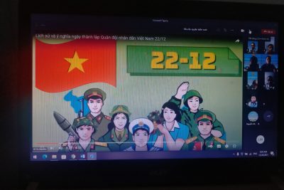 Chuyên đề giáo dục truyền thống kỉ niệm 77 năm ngày truyền thống QĐND Việt Nam ( 22/12/1944 – 22/12 /2021)